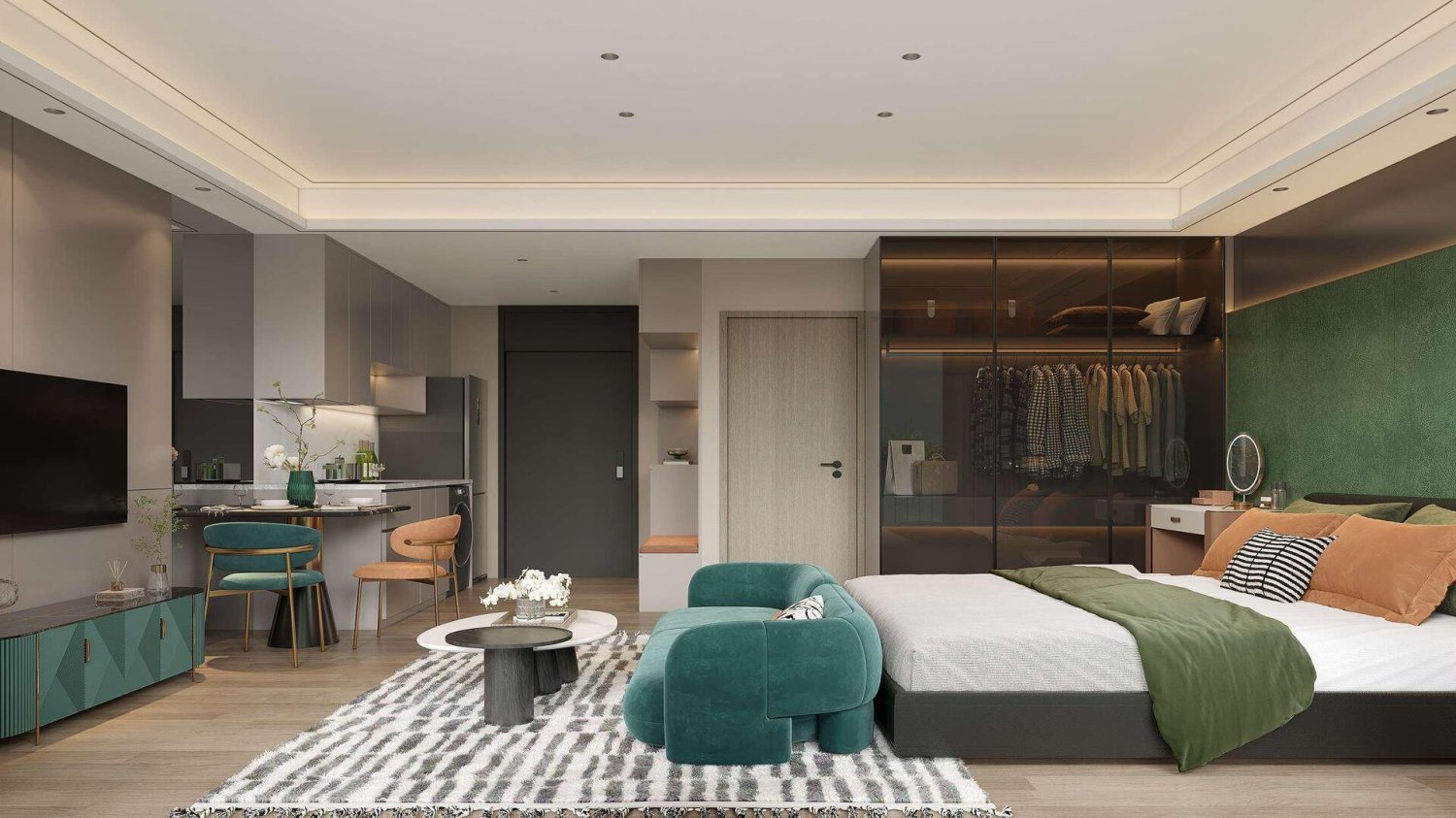 Apartamento com 1 quarto em condomínio em Rawai, Thailand N.º 77244