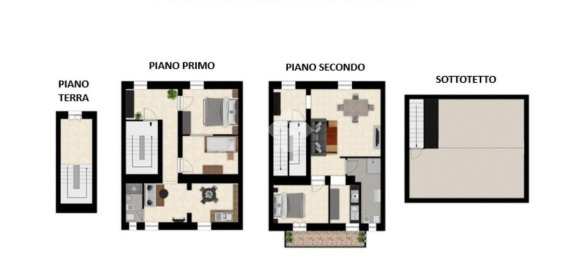 Дом с 5 комнатами в Арцакена, Италия № 274956 22