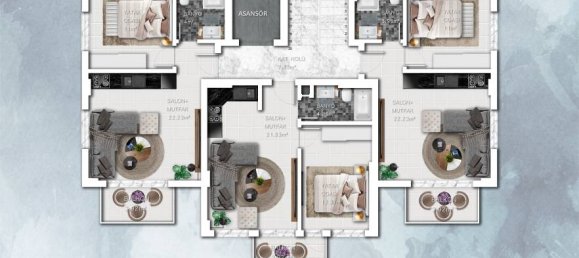 2 rooms Apartment in Avsallar, Turkey No. 29981 27