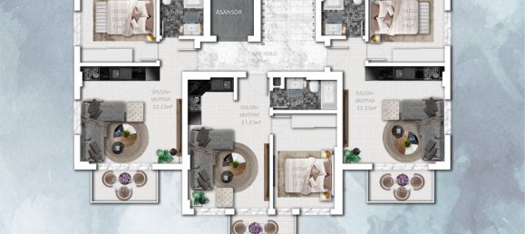 2 rooms Apartment in Avsallar, Turkey No. 29981 26