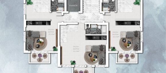 2 rooms Apartment in Avsallar, Turkey No. 29981 28