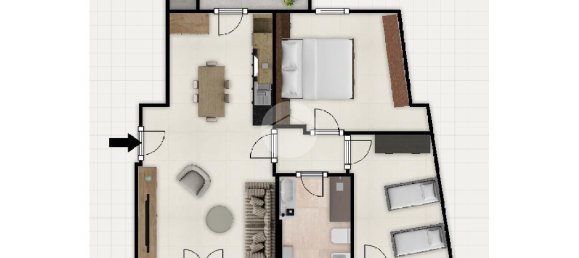 Квартира с 3 комнатами в Эзине, Италия № 69902 21