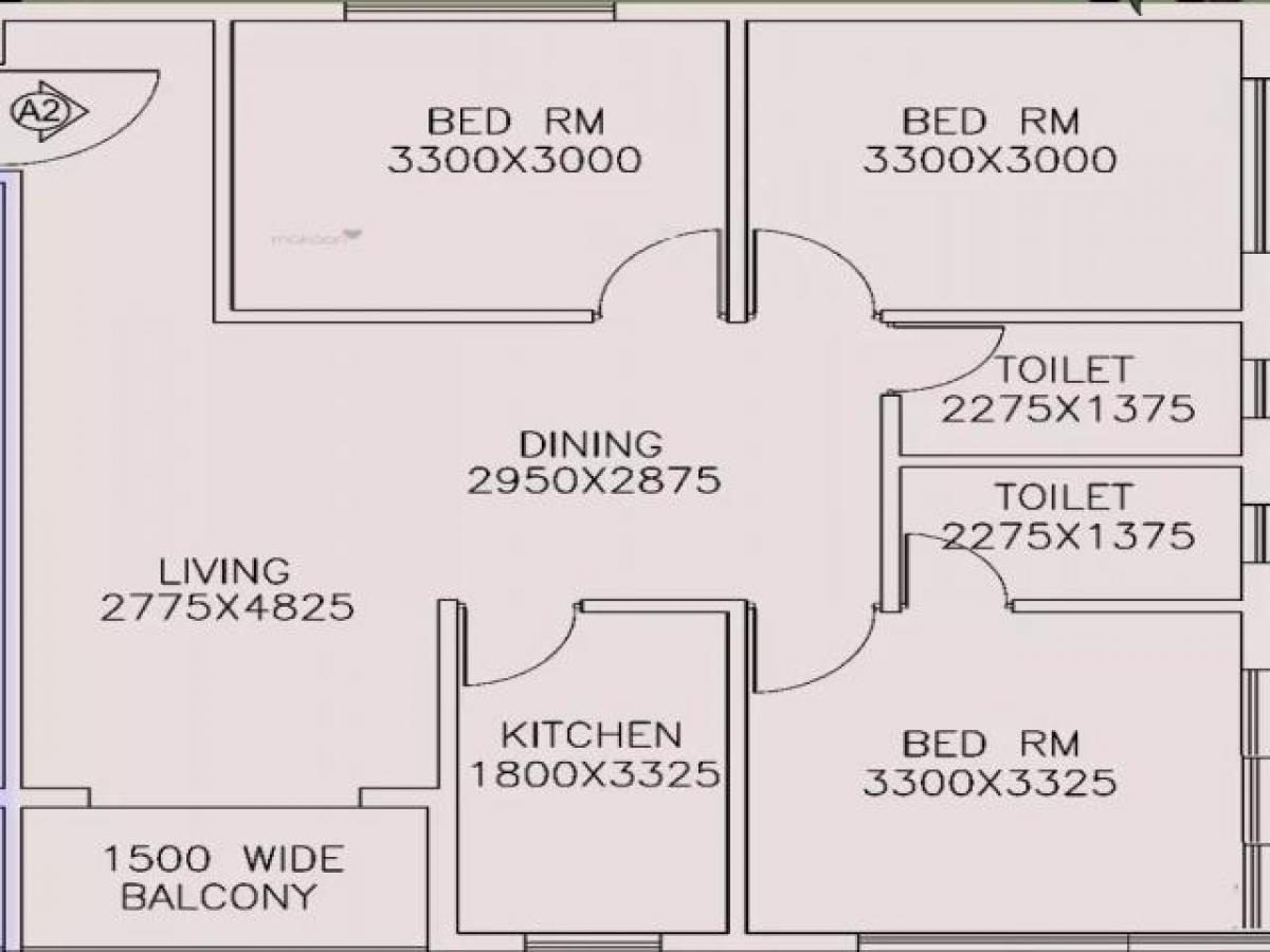 3 bedrooms House in Kolkata, India No. 44441