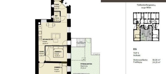 Квартира с 3 комнатами в Пенцинг, Австрия № 90759 24