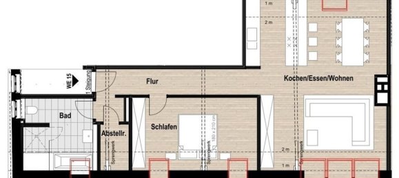 Apartamento de 1 dormitorio en Krefeld, Germany No. 54560 17
