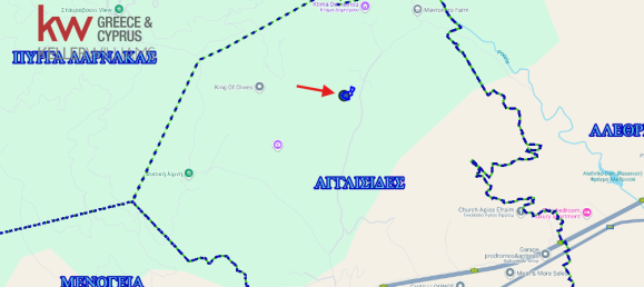 Земельный участок 5352м² в Англисидес, Ларнака, Кипр № 181216 2