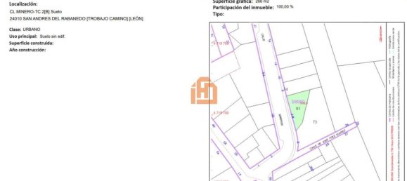  قطعة أرض في San Andres del Rabanedo, Spain رقم 61641 4