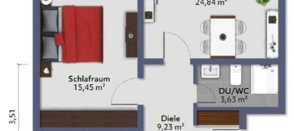 1 Schlafzimmer Wohnung in Lippe, Germany, Nr. 362849 17