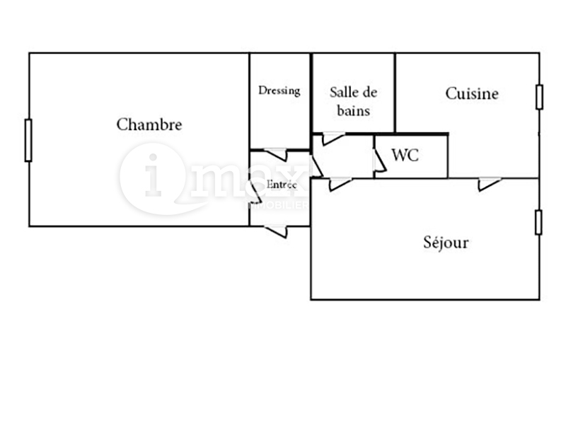 Apartamento de 1 dormitorio en Asnieres-sur-Seine, France No. 128161