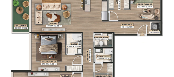 1 bedroom Apartment in Dubai, UAE No. 121693 8