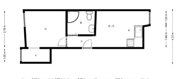 1 Schlafzimmer Wohnung in Lisbon, Portugal, Nr. 14356 19