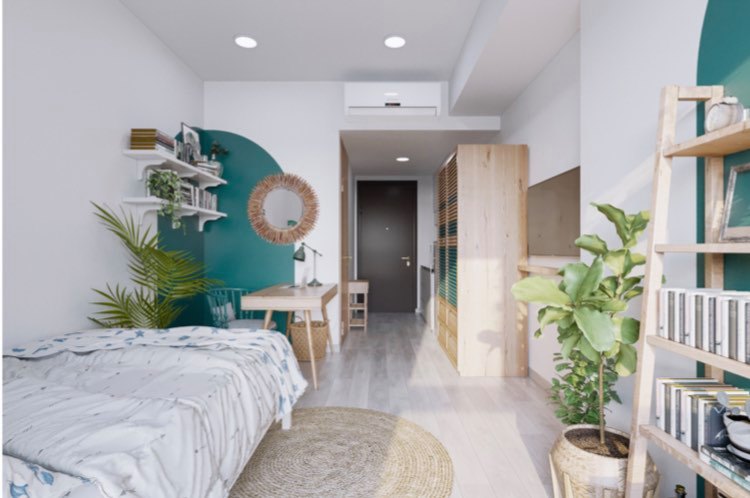 Estudio en alquiler en Ho Chi Minh, Vietnam № 13831