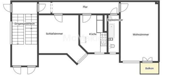 1 chambre Appartement à Spandau, Germany No. 80880 17