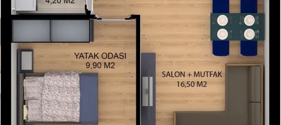 Apartment 1+1 in Aksu, Turkey No. 32727 24