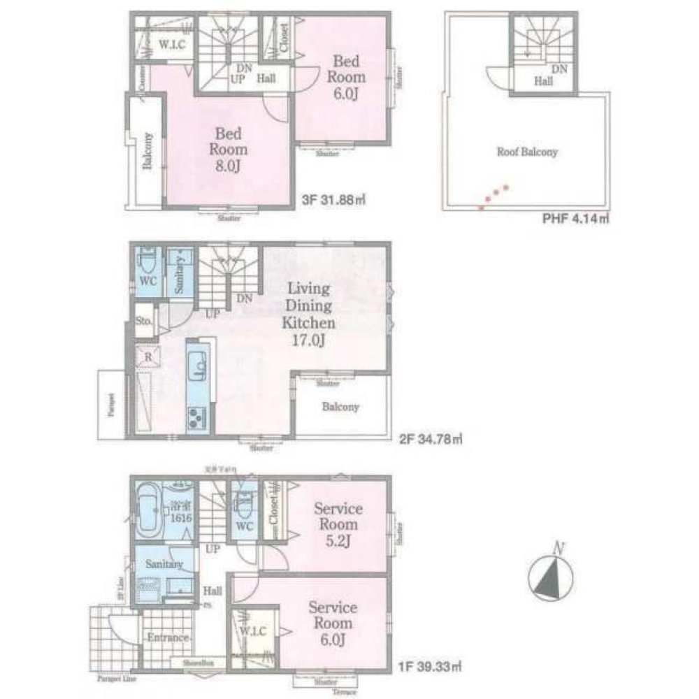 Дом с 2 спальнями в Сайтама, Япония № 1149