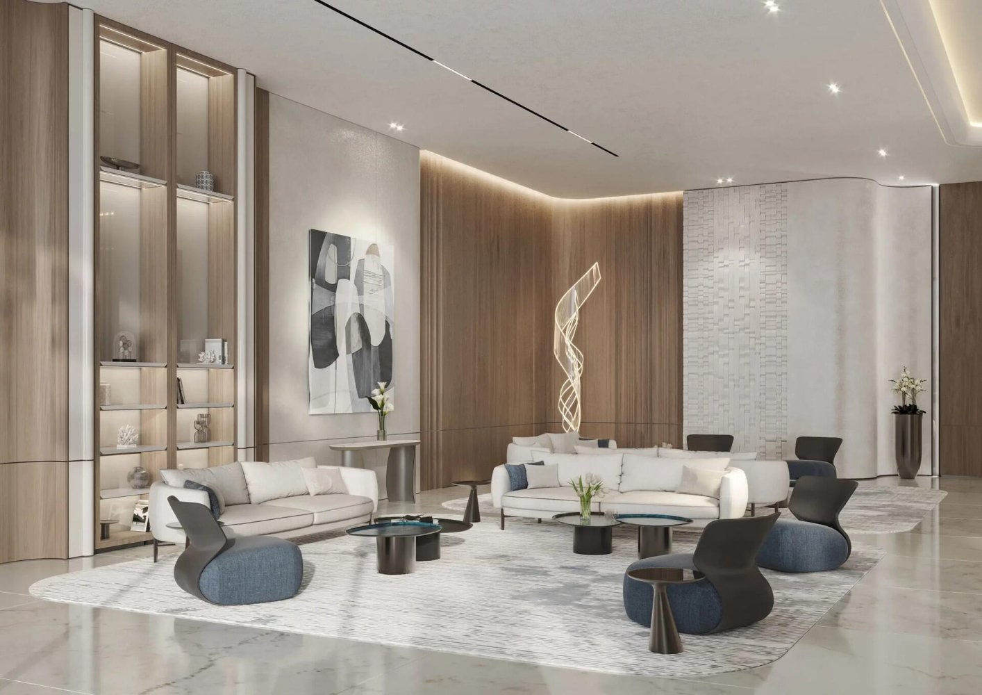 1 غرف نوم شقة في The Place, Dubai Sports City, UAE رقم 63329