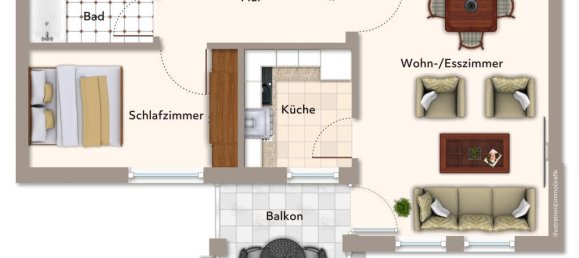 Apartamento de 2 divisões em Baden-Wurttemberg, Germany N.º 24397 2