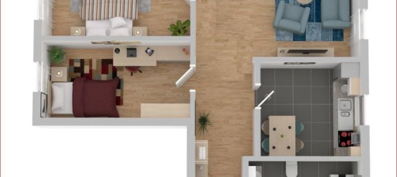 Apartamento de 2 dormitorios en Mittelsachsen, Germany No. 182581 2