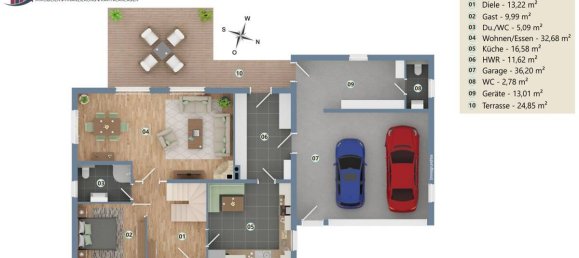 Дом с 6 комнатами в Фехта, Германия № 138754 12