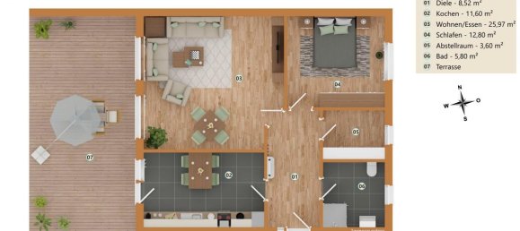 2 bedrooms Townhouse in Osnabruck, Germany No. 331384 12