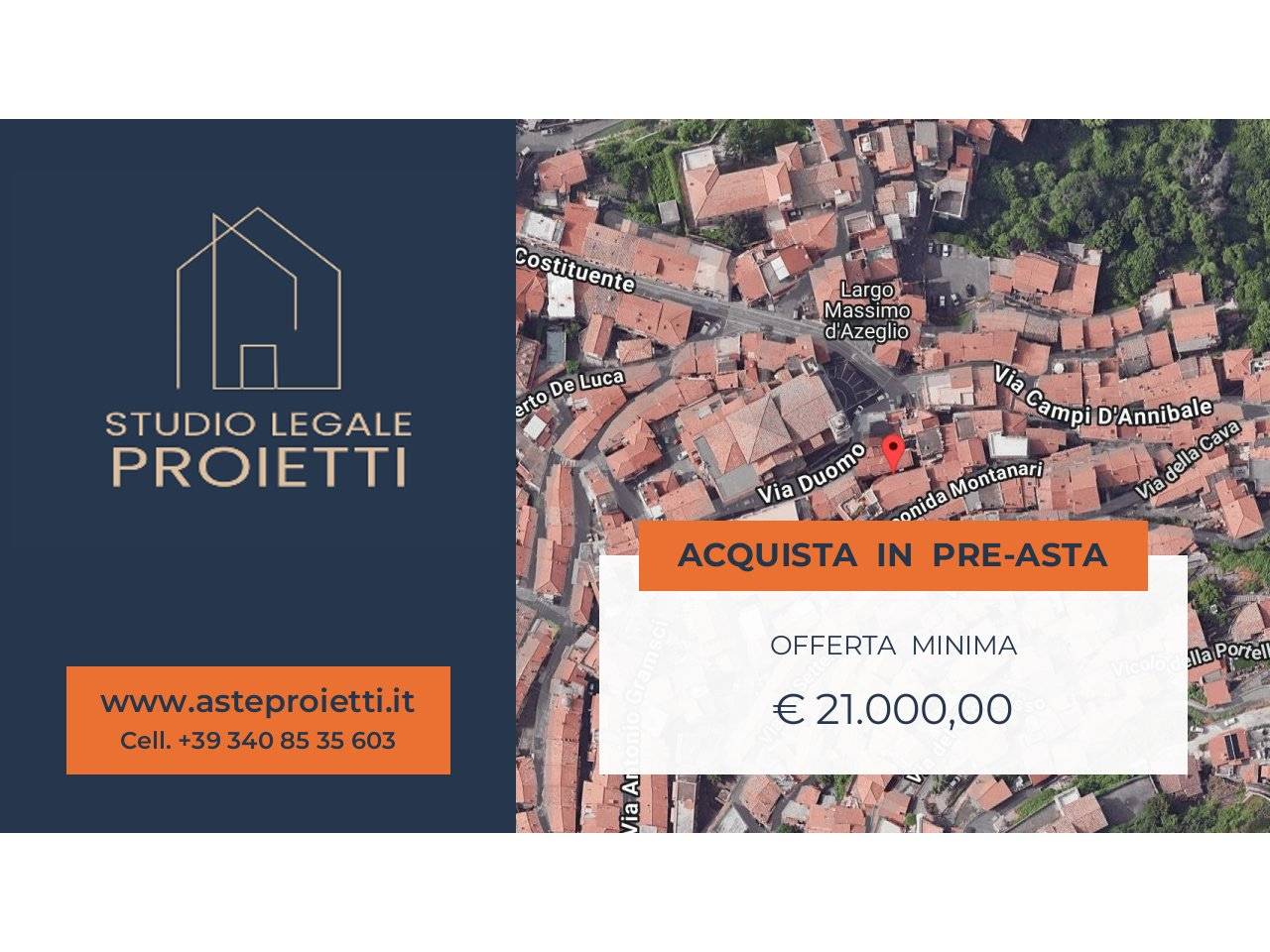 1 chambre Appartement à Rocca di Papa, Italy No. 308221