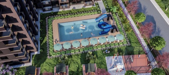 شقة 1+1 في Mersin, Turkey رقم 16115 8