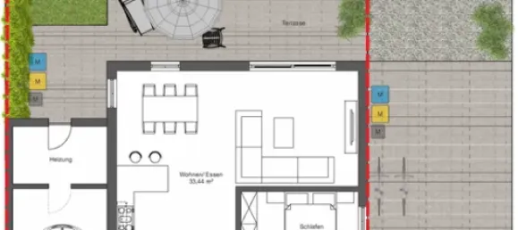 Квартира с 2 спальнями в Хайнсберг, Германия № 149327 3