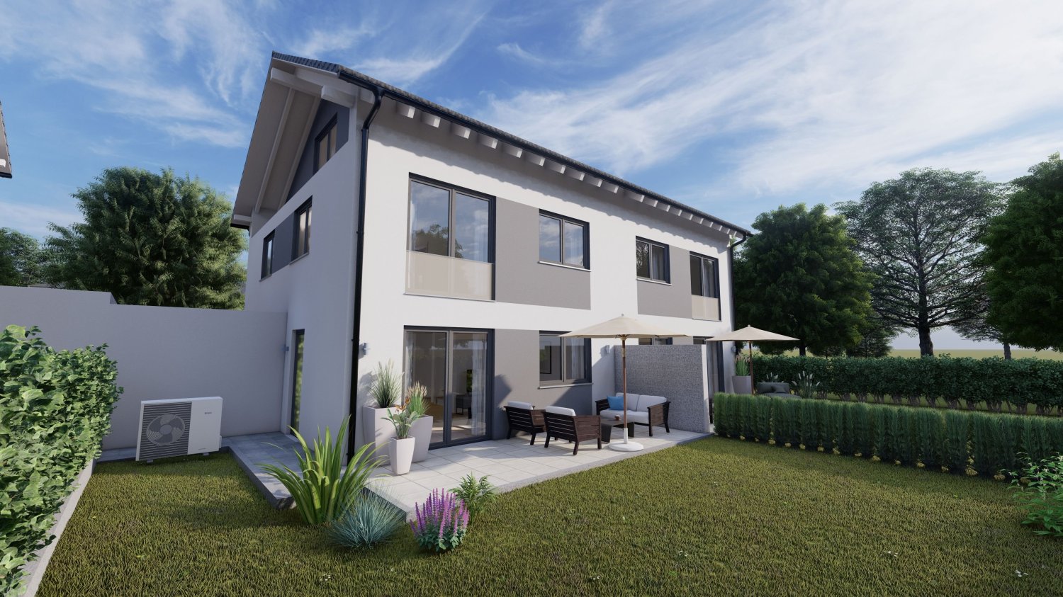 Таунхаус с 6 комнатами в Розенхайм, Германия № 35489