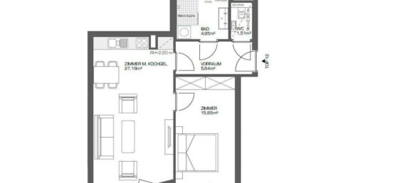 2 rooms Apartment in Vienna, Austria No. 248015 19