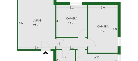3غرفة شقة في Ponsacco, Italy رقم 22073 11