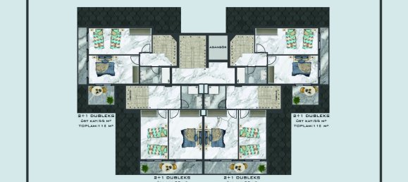 Apartment 1+1 in Konakli, Turkey No. 31285 17