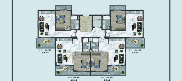 Apartment 1+1 in Konakli, Turkey No. 31285 15
