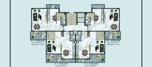 Apartment 1+1 in Konakli, Turkey No. 31285 16