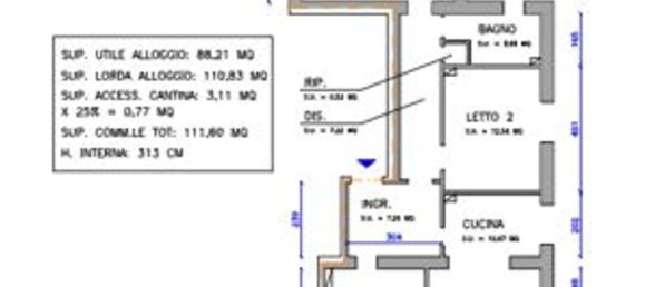 4 rooms Apartment in Carpi, Italy No. 290510 18