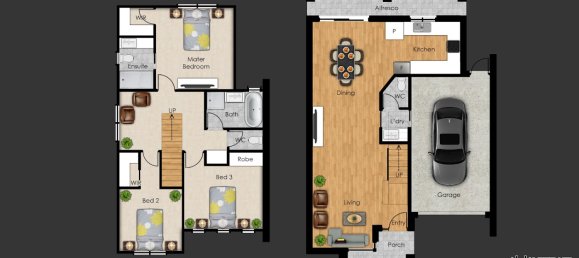 3 chambres Maison de ville à Noble Park, Australia No. 885 12