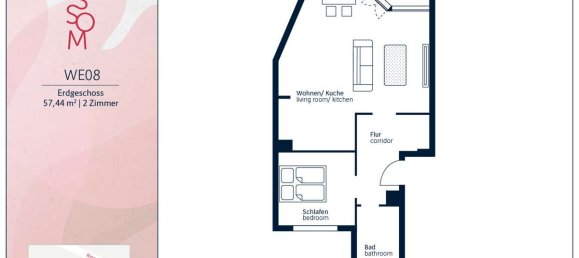 2 rooms Apartment in Mariendorf, Germany No. 73314 24