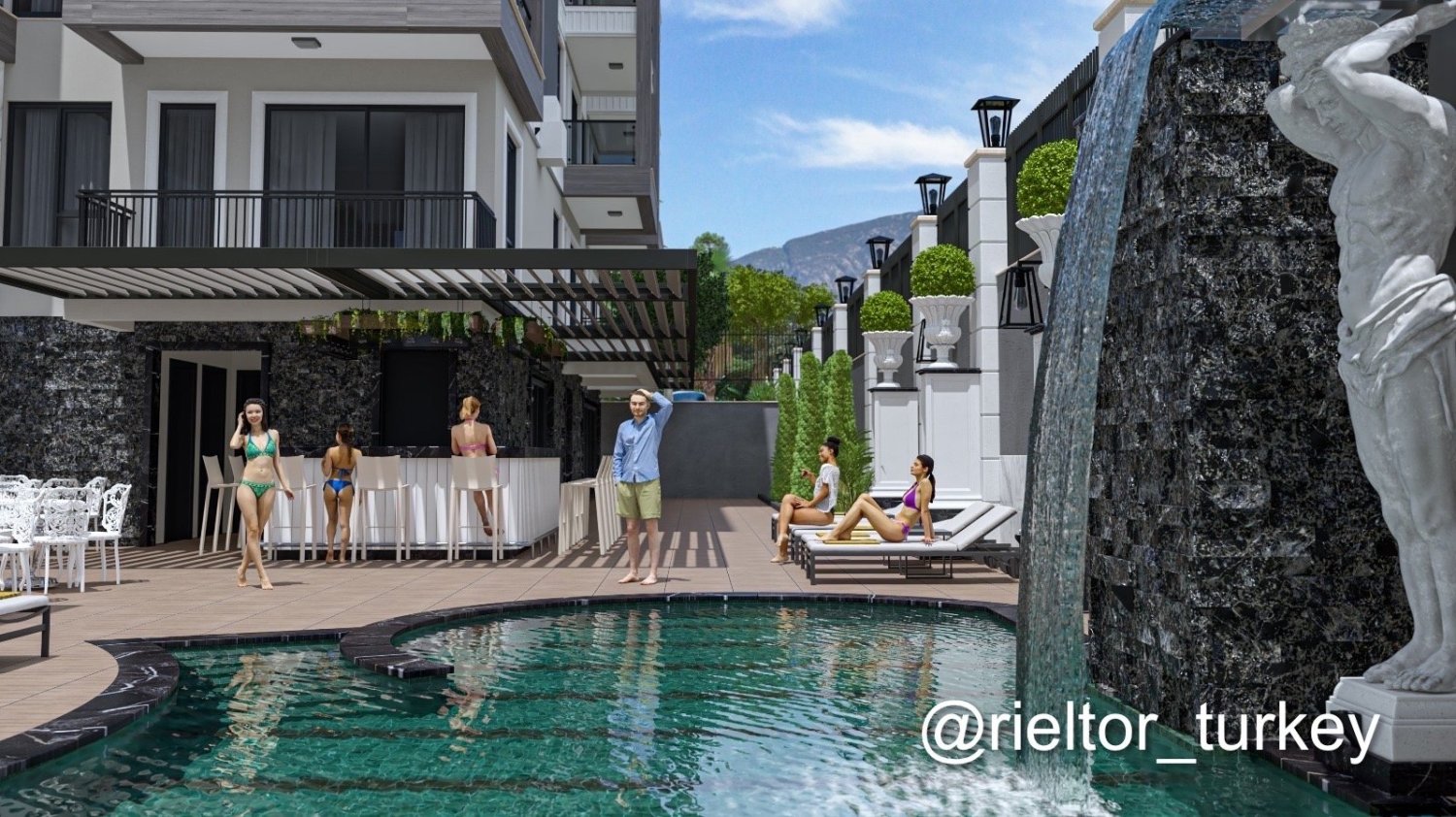 Apartment 1+1 in Alanya, Turkey No. 27587