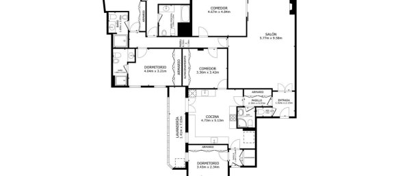 Apartamento de 4 dormitorios en Madrid, Spain No. 157900 44