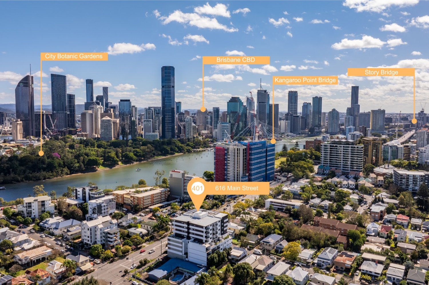 2 bedrooms Apartment in Kangaroo Point, Australia No. 402