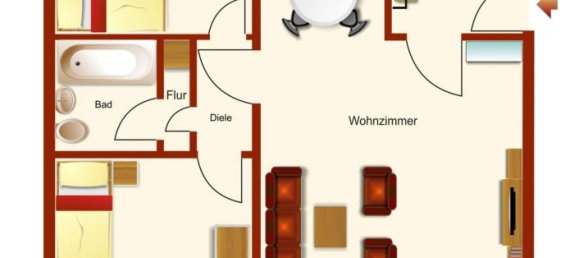 Квартира с 3 комнатами в Фюрстенфельдбрукк, Германия № 371875 15