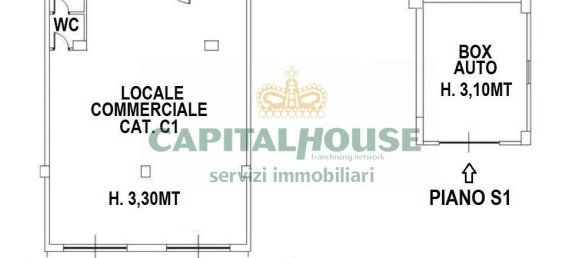 Propiedad comercial de 1 habitación en Portico di Caserta, Italy No. 229720 2