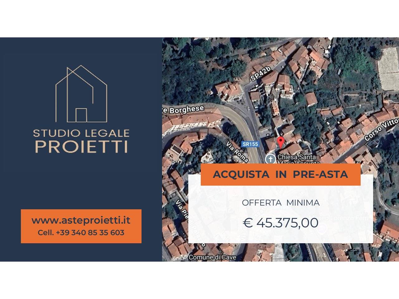 1 Schlafzimmer Wohnung in Cave, Italy, Nr. 301978