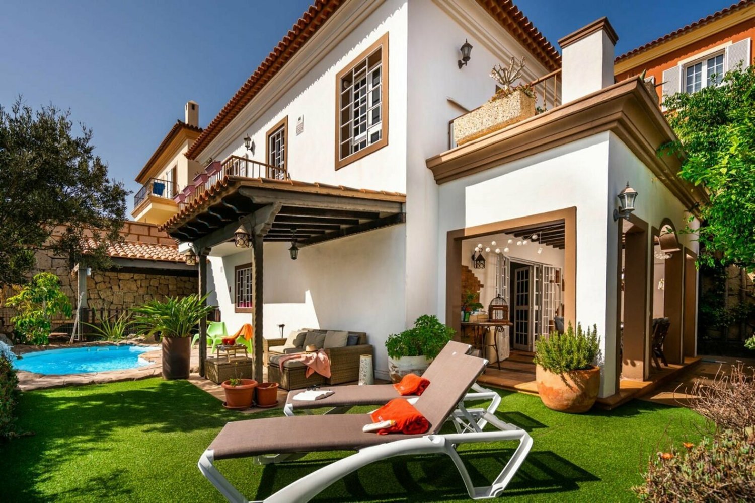 4 غرف نوم فيلا في Arona, Spain رقم 124659