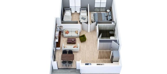 2 rooms Apartment in Mersin, Turkey No. 30413 7