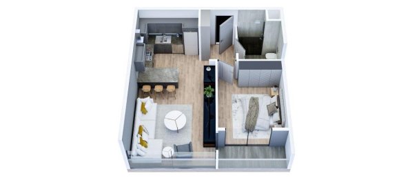 2 rooms Apartment in Mersin, Turkey No. 30413 24