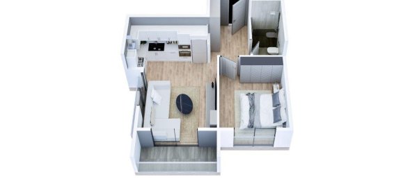 2 rooms Apartment in Mersin, Turkey No. 30413 23