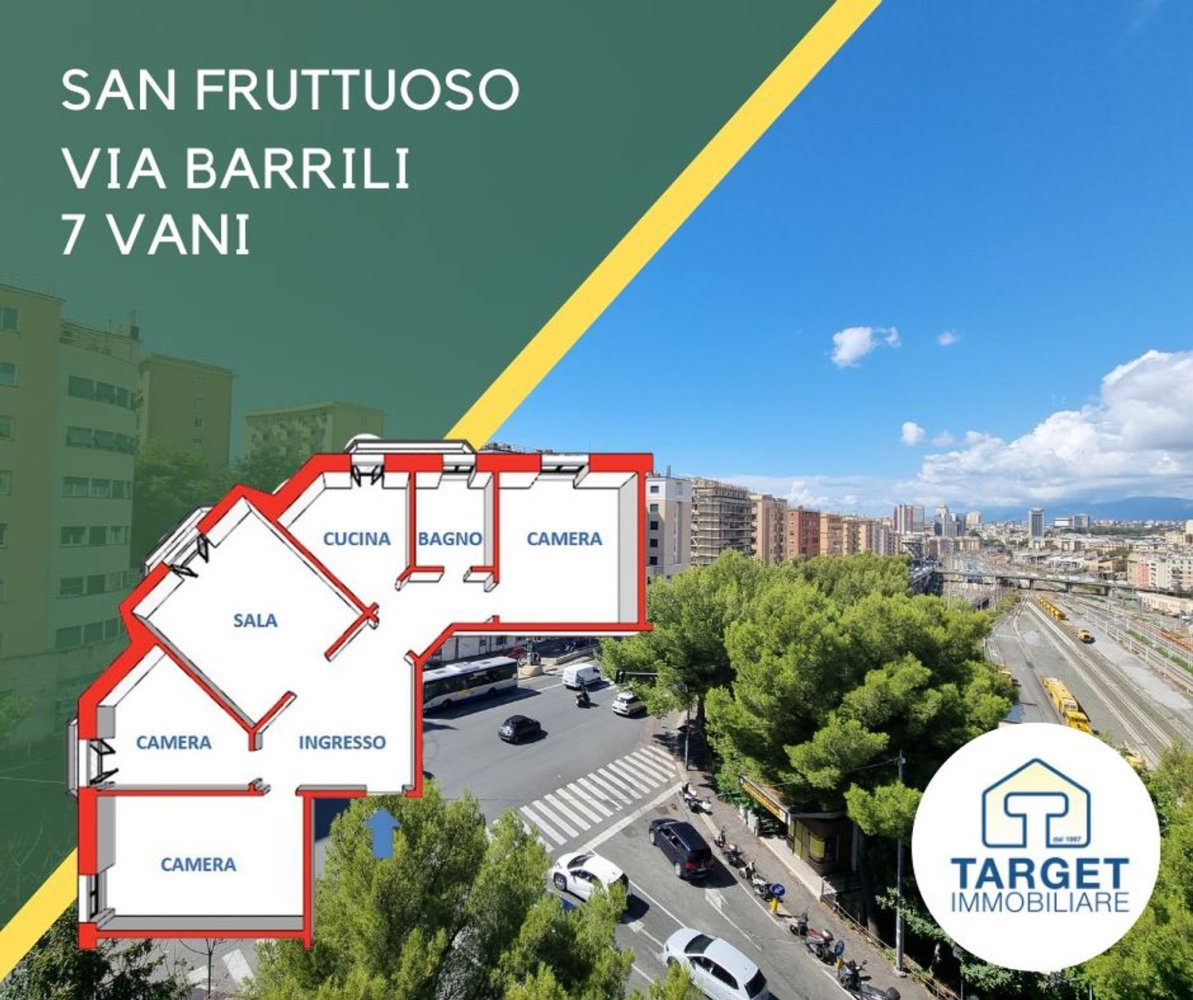 4 bedrooms Apartment in Genoa, Italy No. 332436