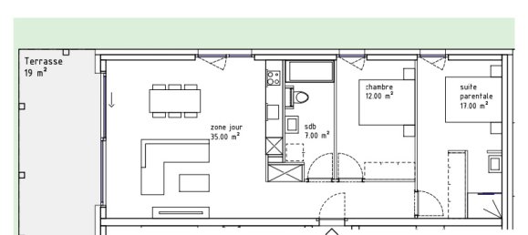 Квартира с 2 спальнями в Sion, Швейцария № 337 8
