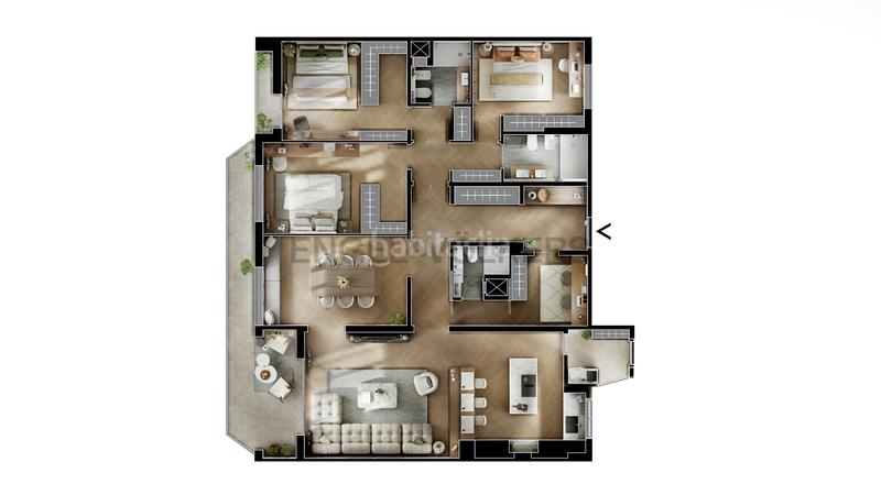 4 Schlafzimmer Wohnung in Eixample, Spain, Nr. 170432