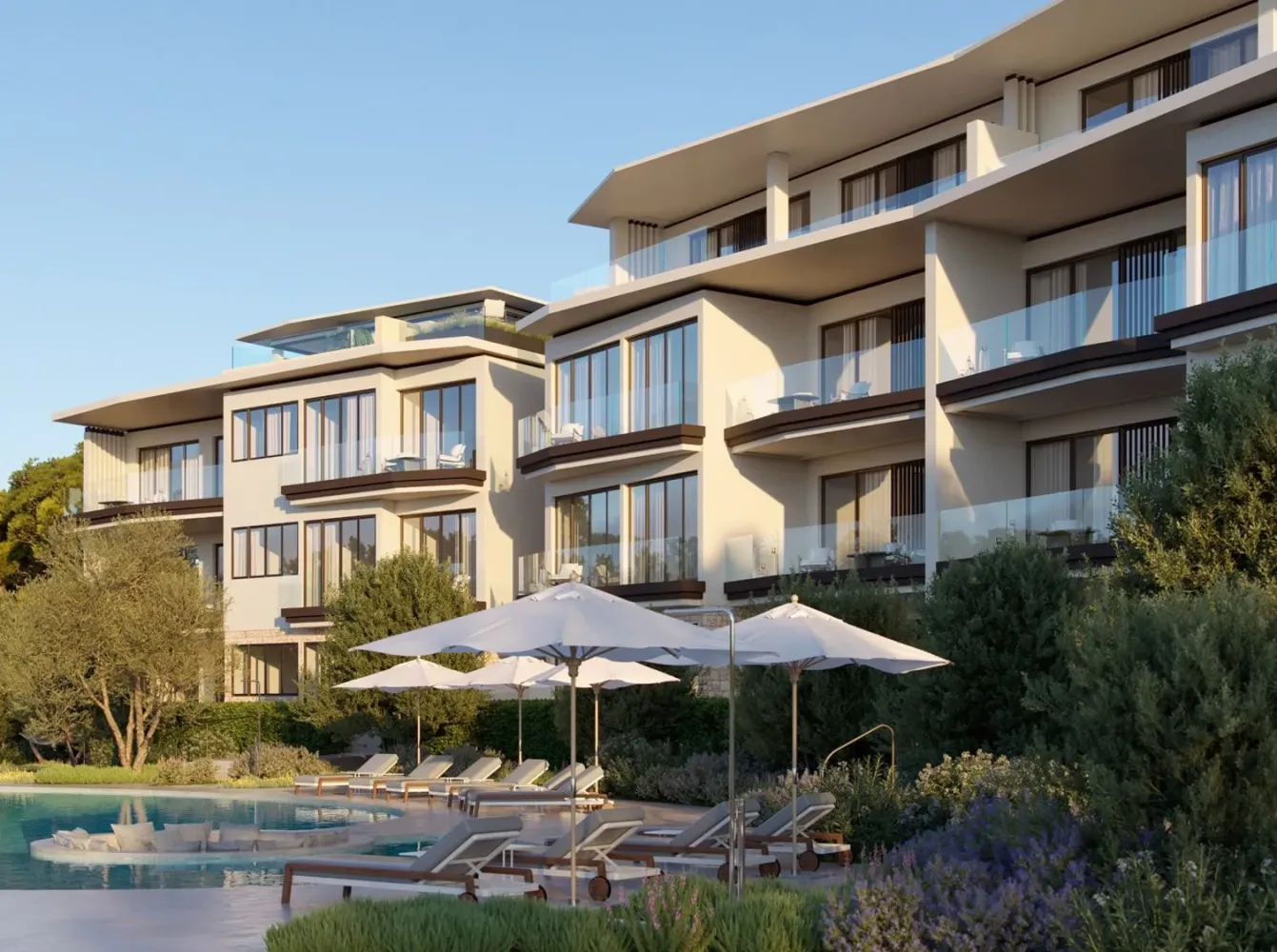 Квартира с 2 спальнями в Лимасол, Кипр № 166